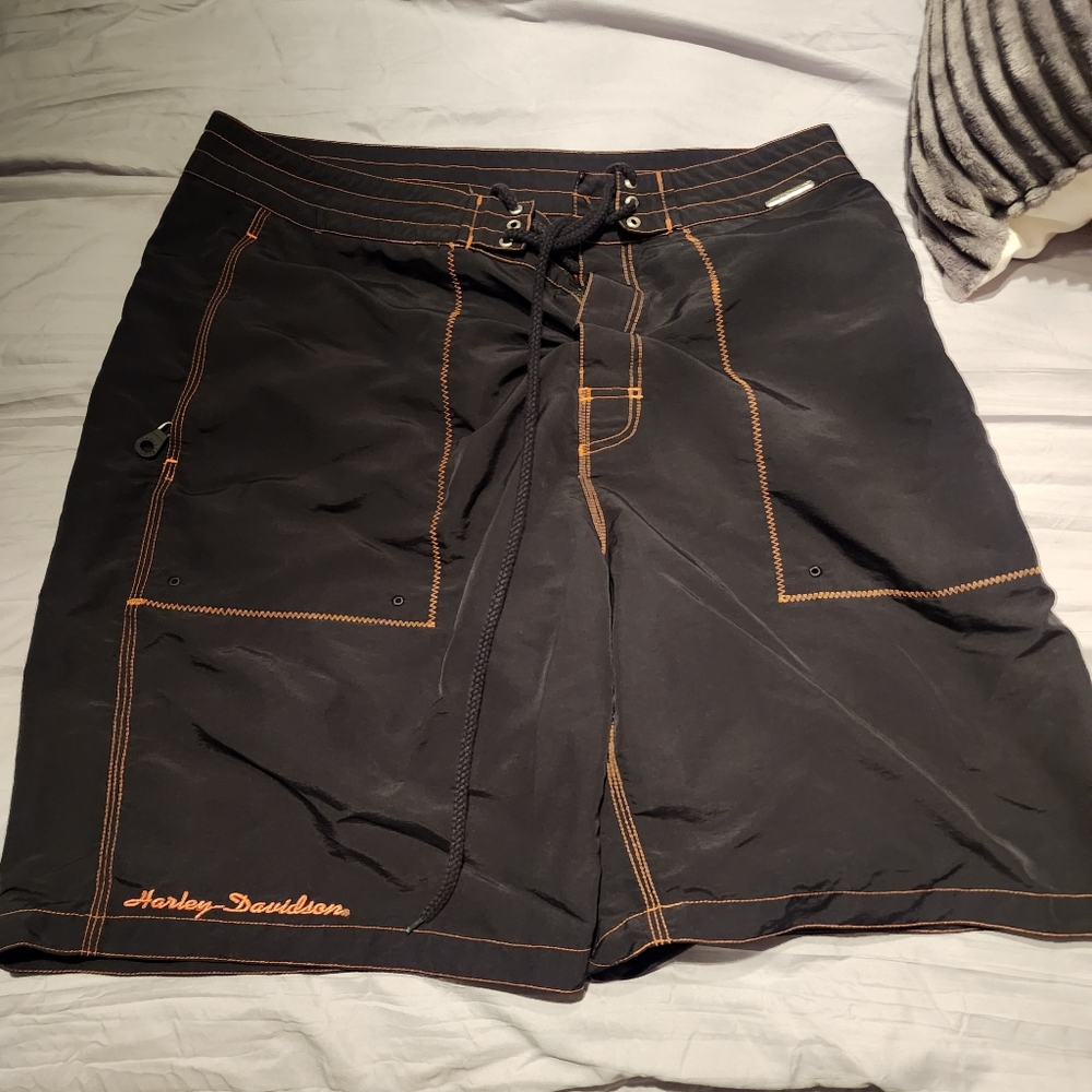 Mens harley davidson swim trunk